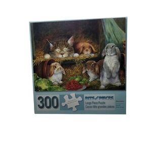 Bits And Pieces Bunnies 300 Large Piece Jigsaw Puzzle Lynne‎ Jones Cat 40135